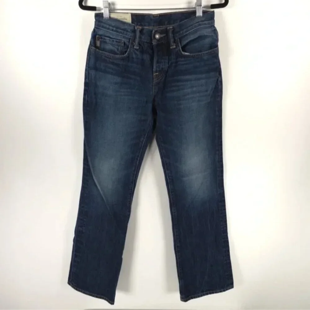 Abercrombie & Fitch THE‎ A&F BOOT Button Front Jeans 100% Cotton W28 L30